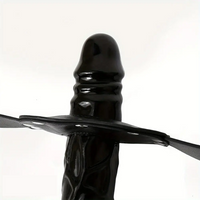3.94in Binding Adjustable Size High Quality PVC Dildo Chin Face Strap ons