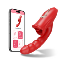 5-in-1 Rose Muncher G Spot Realistic Dildo Vibrator APP control for Women Sex Toys
