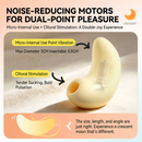 Crescent Moon Dual-Action Clitoral Suction & Internal Vibrator