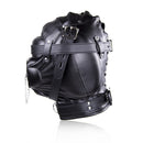 BDSM Face Mask Head Hood Bondage Restraints With Lid
