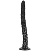 31.5in Black PVC Huge Long Masturbator For Women Gay Dildo Sex Toy