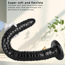 31.5in Black PVC Huge Long Masturbator For Women Gay Dildo Sex Toy