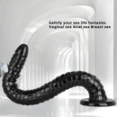 31.5in Black PVC Huge Long Masturbator For Women Gay Dildo Sex Toy
