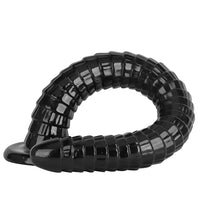 31.5in Black PVC Huge Long Masturbator For Women Gay Dildo Sex Toy