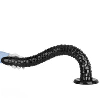 31.5in Black PVC Huge Long Masturbator For Women Gay Dildo Sex Toy