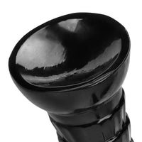31.5in Black PVC Huge Long Masturbator For Women Gay Dildo Sex Toy