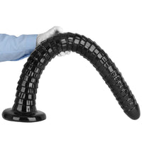 31.5in Black PVC Huge Long Masturbator For Women Gay Dildo Sex Toy