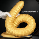 31.5in Golden Silicone Soft Huge Long Masturbator For Women Gay Dildo