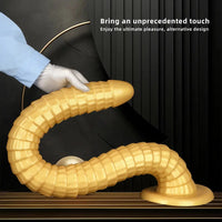 31.5in Golden Silicone Soft Huge Long Masturbator For Women Gay Dildo