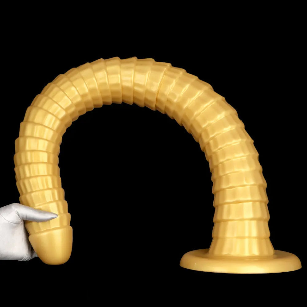 31.5in Golden Silicone Soft Huge Long Masturbator For Women Gay Dildo