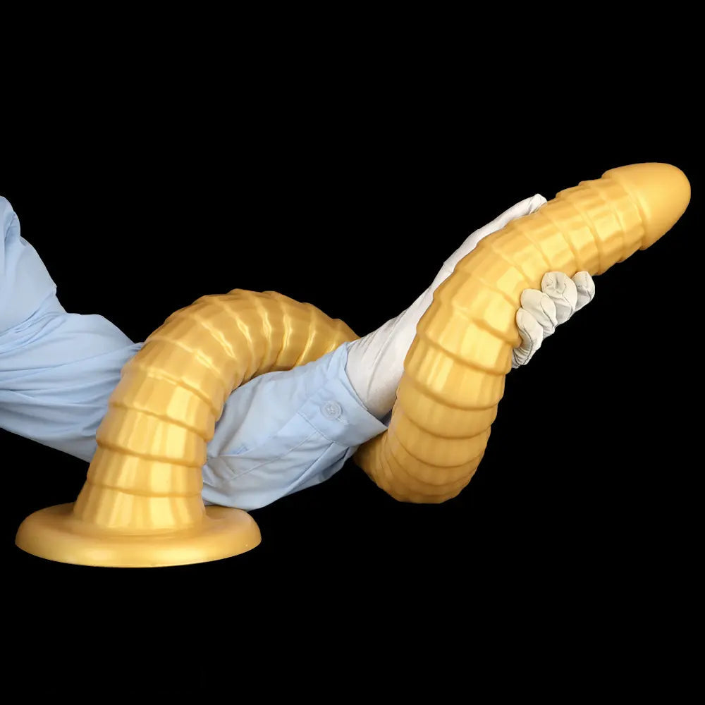 31.5in Golden Silicone Soft Huge Long Masturbator For Women Gay Dildo