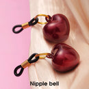 BDSM Heart - Shaped Nipple Clamps Bells