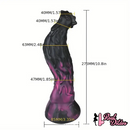 10.8in Rooster Shape Fantasy Large Silicone Soft Dildo For Anus Stimulation