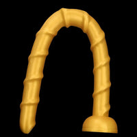 33.46in Golden Silicone Super Long Huge Dildo Couples Pleasure Solo Play