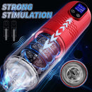 Strong stimulation Innovative Motors Telescoping LCD Display Masturbator