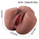 5.73Lb Big Realistic Butt Lifelike Sex Doll ass sex Torso Pocket Pussy