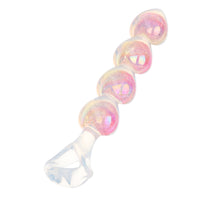 Iridescent Aurora Heart-Shaped Anal Bead Plug