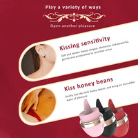 Licking Tongue 10 Modes Egg Vibration Medical Silicone