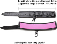 Upgraded BDSM PU Leather Handcuffs Adjustable Cuffs Sex Toy for Couples