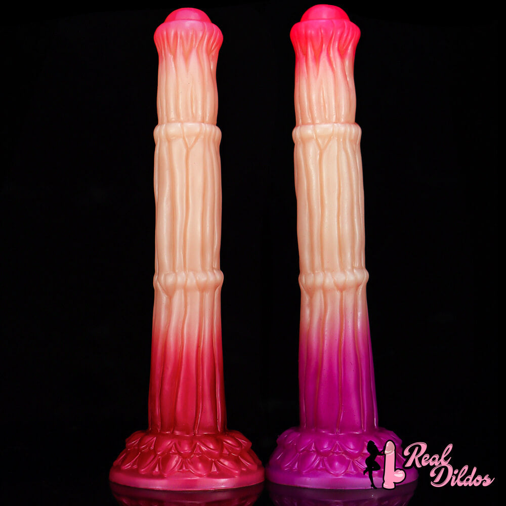 11.81in Lifelike 3d Printed Makeup Dildo For Adult Masturabtion