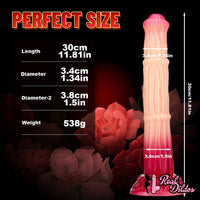11.81in Lifelike 3d Printed Makeup Dildo For Adult Masturabtion