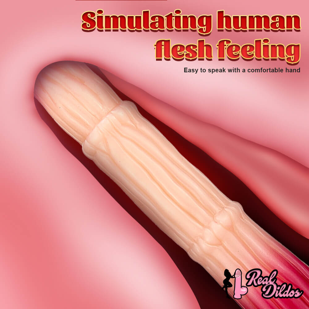 11.81in Lifelike 3d Printed Makeup Dildo For Adult Masturabtion