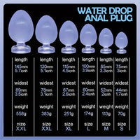 3in 3.3in 3.9in 4.5in 5.1in 5.7in Thick Anal Small G-spot Butt Plug Dildo