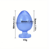 3in 3.3in 3.9in 4.5in 5.1in 5.7in Thick Anal Small G-spot Butt Plug Dildo