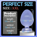 3in 3.3in 3.9in 4.5in 5.1in 5.7in Thick Anal Small G-spot Butt Plug Dildo