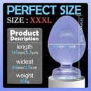 3in 3.3in 3.9in 4.5in 5.1in 5.7in Thick Anal Small G-spot Butt Plug Dildo