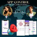3 in 1 App Remote Control Big Mouth Vibrator With 360° Tongue Licking & Sucking & Vibrating