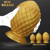 4.01in 4.52in 5.11in Large Petals Anal Plug Dildo With Powerful Suction Cup