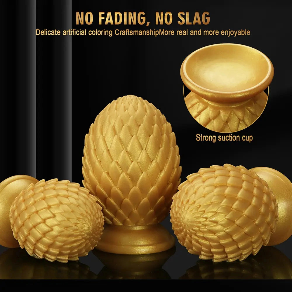 4.01in 4.52in 5.11in Large Petals Anal Plug Dildo With Powerful Suction Cup