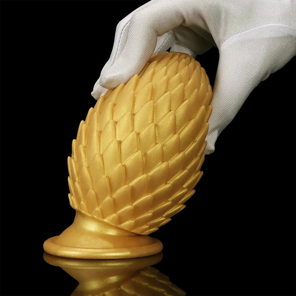 4.01in 4.52in 5.11in Large Petals Anal Plug Dildo With Powerful Suction Cup