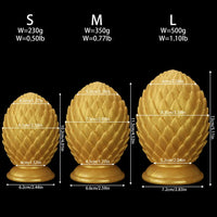 4.01in 4.52in 5.11in Large Petals Anal Plug Dildo With Powerful Suction Cup