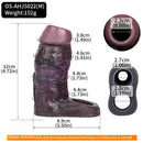 4.01in 4.72in 5.9in Lifelike Cock Sleeve Dildo Prostate Massage Sex Toy
