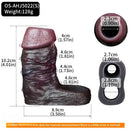 4.01in 4.72in 5.9in Lifelike Cock Sleeve Dildo Prostate Massage Sex Toy