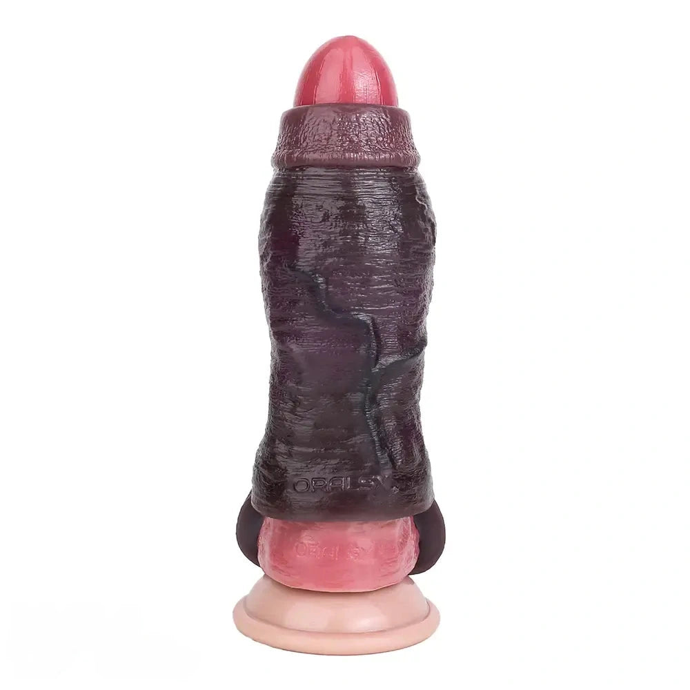 4.01in 4.72in 5.9in Lifelike Cock Sleeve Dildo Prostate Massage Sex Toy
