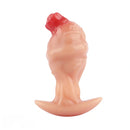 4.01in Fox Tail Wear Anchor Silicone Dildo Butt Plug For BDSM Role Love