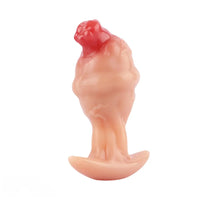 4.01in Fox Tail Wear Anchor Silicone Dildo Butt Plug For BDSM Role Love