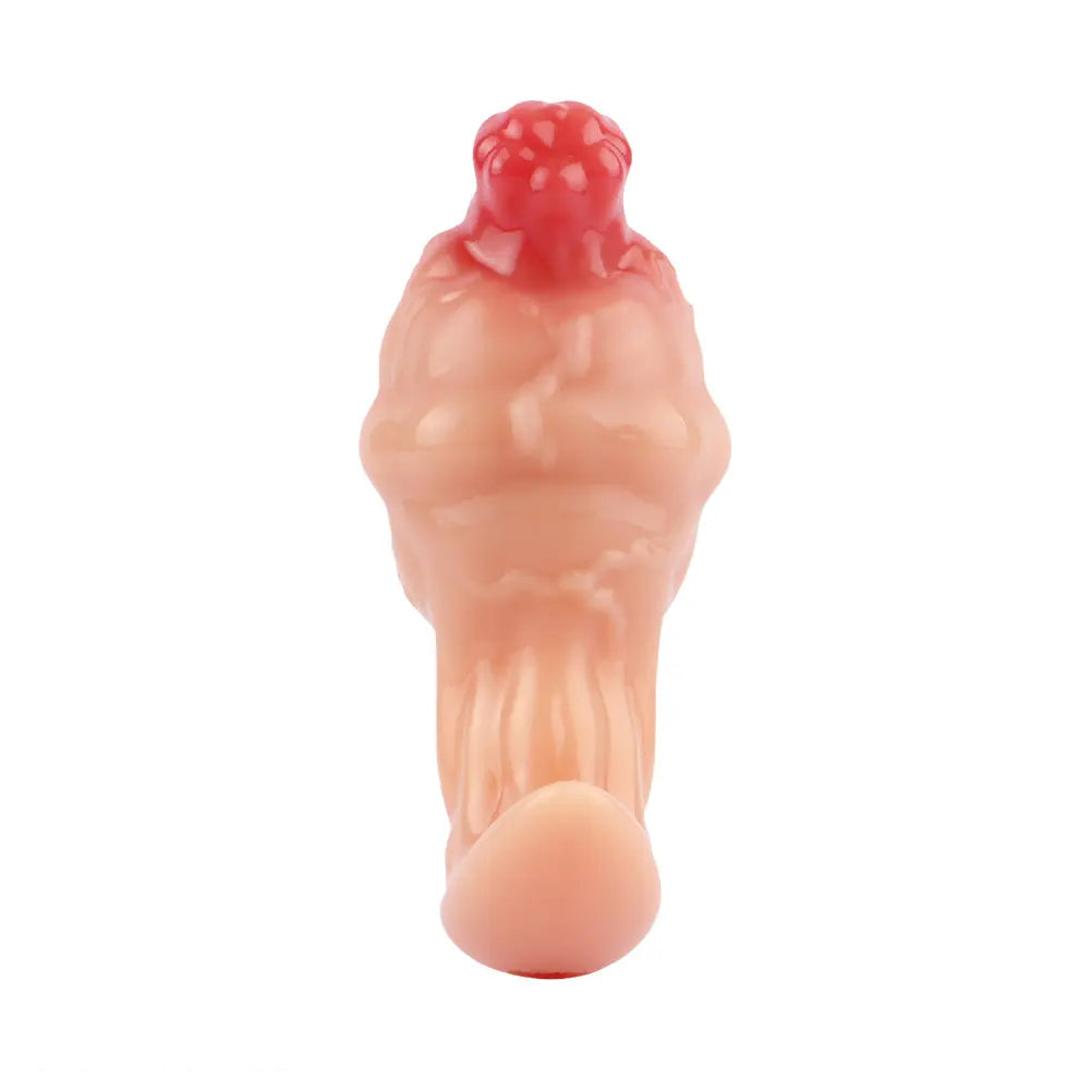 4.01in Fox Tail Wear Anchor Silicone Dildo Butt Plug For BDSM Role Love