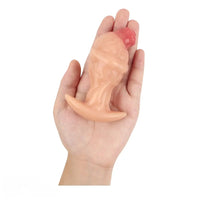 4.01in Fox Tail Wear Anchor Silicone Dildo Butt Plug For BDSM Role Love