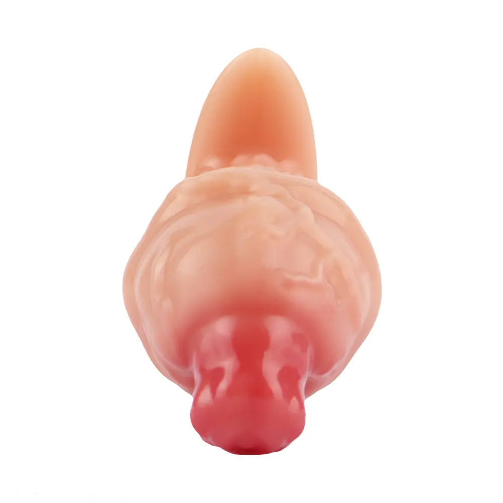 4.01in Fox Tail Wear Anchor Silicone Dildo Butt Plug For BDSM Role Love