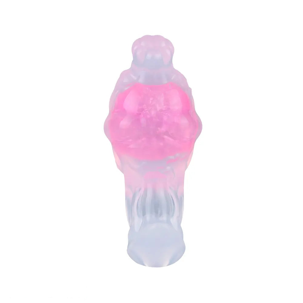 4.01in Fox Tail Wear Anchor Silicone Dildo Butt Plug For BDSM Role Love