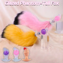 4.01in Fox Tail Wear Anchor Silicone Dildo Butt Plug For BDSM Role Love