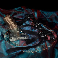 4.02in 4.76in 6.06in 6.69in Tentacle Strap on Hollow Cock Sleeve Dildo