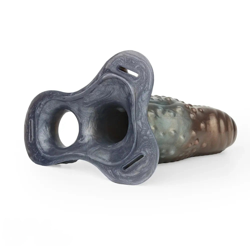 4.02in 4.76in 6.06in 6.69in Tentacle Strap on Hollow Cock Sleeve Dildo
