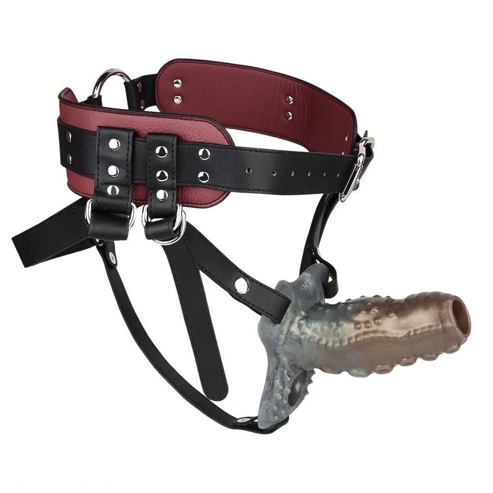 4.02in 4.76in 6.06in 6.69in Tentacle Strap on Hollow Cock Sleeve Dildo