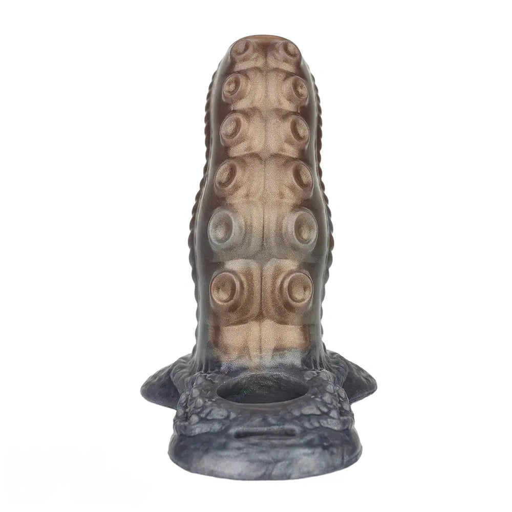 4.02in 4.76in 6.06in 6.69in Tentacle Strap on Hollow Cock Sleeve Dildo