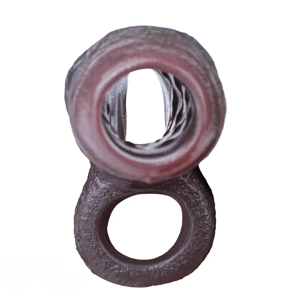 4.05in 4.8in 5.39in Platinum Silicone Penis Dildo Sleeve Male Wearable Penis